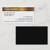 Cartes de visite de dermatologue (Devant / Derrière)