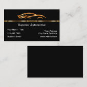 Cartes de visite de design automobile classique (Devant / Derrière)