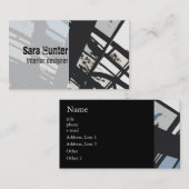 Cartes de visite de design d'intérieur (Devant / Derrière)