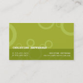 Cartes de visite de design innovants (Dos)