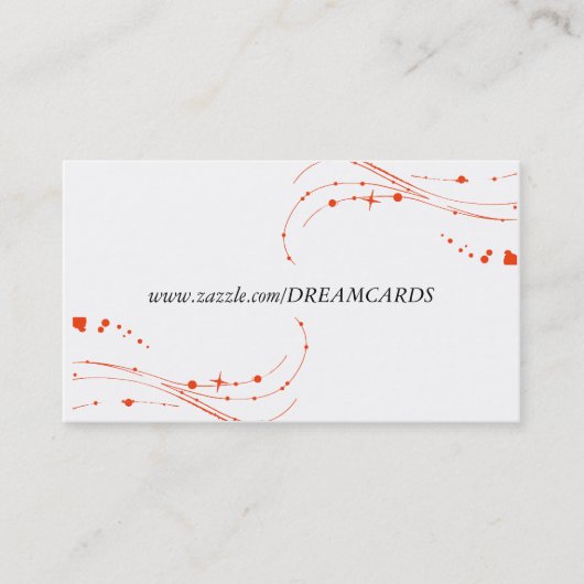 Cartes de visite de design moderne Swirl (Devant)