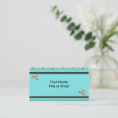 Cartes de visite de design rétro (Debout devant)