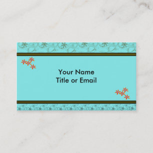 Cartes de visite de design rétro