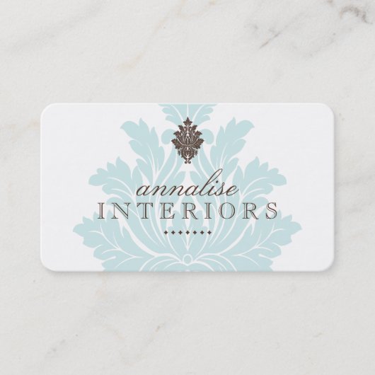 Cartes de visite de dessinateur d'intérieurs assez (Devant)