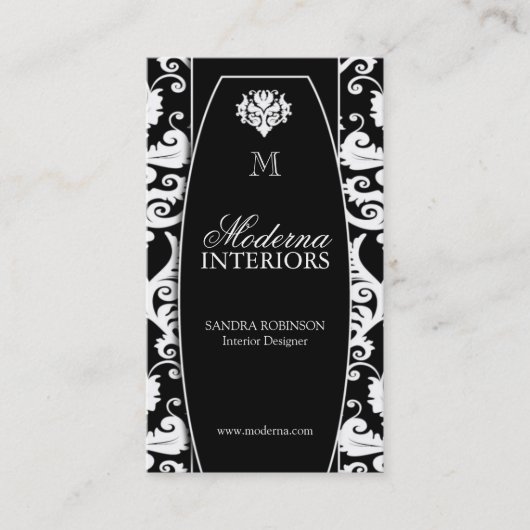 Cartes de visite de dessinateur d'intérieurs de (Devant)