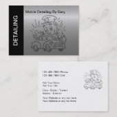 Cartes de visite de détail automatique (Devant / Derrière)