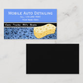 Cartes de visite de détail automatique mobile (Devant / Derrière)