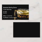 Cartes de visite de détail cool Automotive (Devant / Derrière)