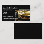Cartes de visite de détail cool Automotive (Devant / Derrière)