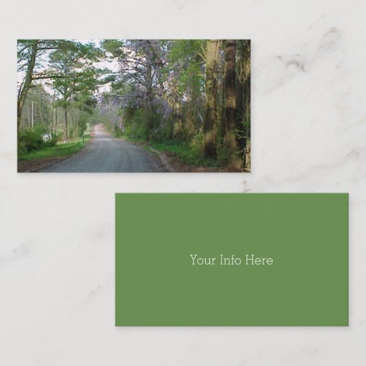 Cartes de visite de Dirt Road (Devant / Derrière)