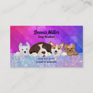 Cartes de visite de Dog Walker