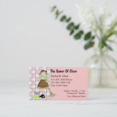 Cartes de visite de domestique (Debout devant)