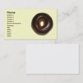 Cartes de visite de donut (Devant / Derrière)