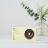 Cartes de visite de donut (Debout devant)
