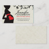 Cartes de visite de Doula, de Midwife et de Belly  (Devant / Derrière)