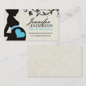 Cartes de visite de Doula, de Midwife et de Belly  (Devant / Derrière)