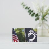 Cartes de visite de drapeau de prisonnier de (Debout devant)