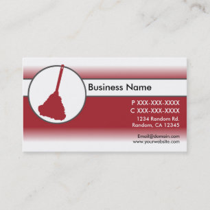 Cartes de visite de duvet de plumes blancs rouges