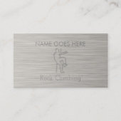 Cartes de visite de Escalade rock "Steel" (Devant)