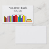Cartes de visite de "étagères à livres" (Devant / Derrière)