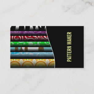 Cartes de visite de fabricant de motif