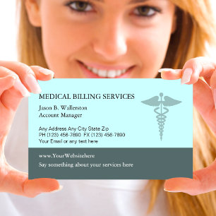 Cartes de visite de facturation Médicales