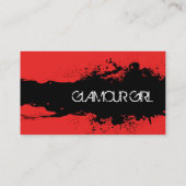 Cartes de visite de Fashionista (Dos)