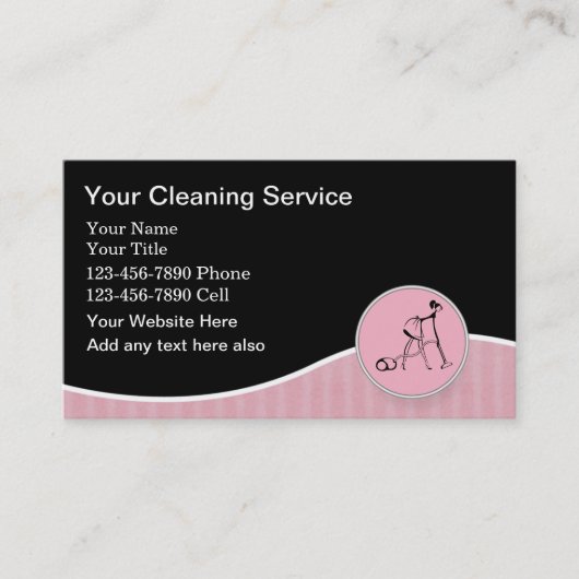 Cartes de visite de femme de charge (Devant)