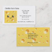 Cartes de visite de ferme de fromagerie (Devant / Derrière)