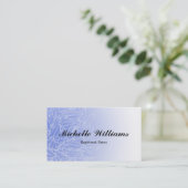 Cartes de visite de feuille d'infirmier autorisé (Debout devant)