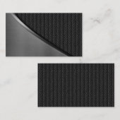 Cartes de visite de fibre de carbone de courbe de (Devant / Derrière)