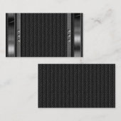 Cartes de visite de fibre de carbone de frontière (Devant / Derrière)
