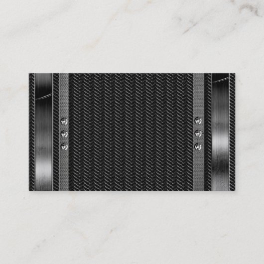 Cartes de visite de fibre de carbone de frontière (Devant)