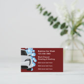 Cartes de visite de fidélité client automobile (Debout devant)