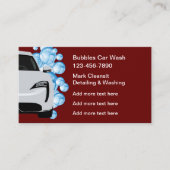 Cartes de visite de fidélité client automobile (Devant)