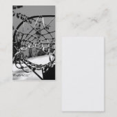 Cartes de visite de filet de boule de panier (Devant / Derrière)