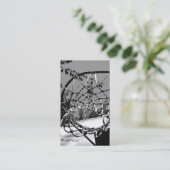 Cartes de visite de filet de boule de panier (Debout devant)