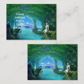 Cartes de visite de fille de rêve (Devant / Derrière)