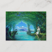 Cartes de visite de fille de rêve (Dos)