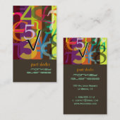 cartes de visite de Financial Planner (Devant / Derrière)