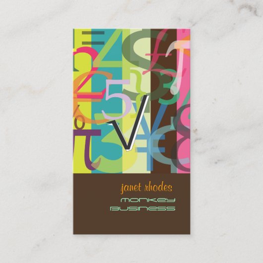 cartes de visite de Financial Planner (Devant)