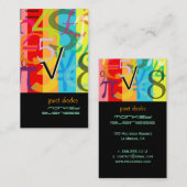 cartes de visite de Financial Planner (Devant / Derrière)