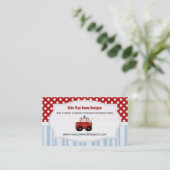 Cartes de visite de Firetruck de jouet (Debout devant)