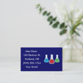 Cartes de visite de flacon de la Science (Debout devant)