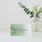 Cartes de visite de fleur d'infirmier autorisé de (Debout devant)