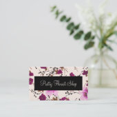 Cartes de visite de fleuriste (Debout devant)