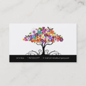 Cartes de visite de fleuriste (Dos)