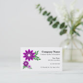 Cartes de visite de fleurs (Debout devant)