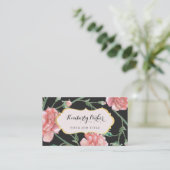 Cartes de visite de fleurs chères (Debout devant)