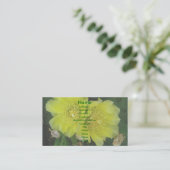 Cartes de visite de fleurs de poires (Debout devant)